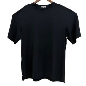 Peter Millar T-Shirt Mens LT Black Summer Comfort Performance Stretch Crewneck